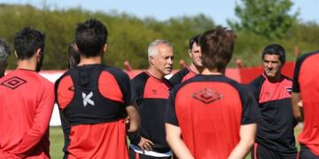 Adrián Taffarel en el entrenamiento