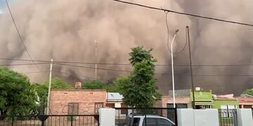 La tormenta de tierra, no obstante, afectó a más de una localidad chaqueña.