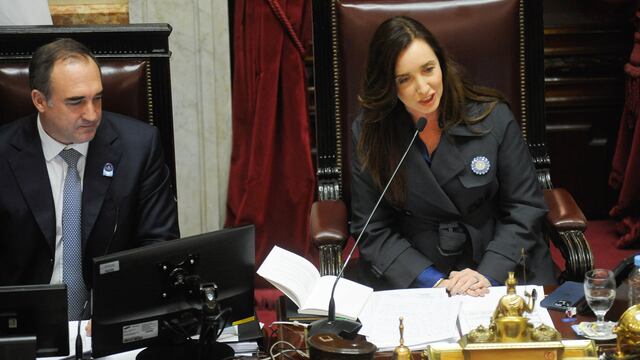 La vicepresidenta Victoria Villarruel presidirá la sesión por la Ficha Limpia (Foto: Federico López Claro)