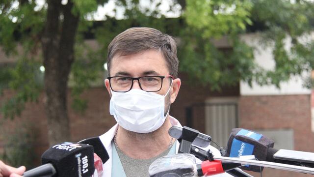 Dr. Diego Lanzotti a cargo de la dirección del hospital "Dr. Jaime Ferré" de Rafaela, fue golpeado esta mañana