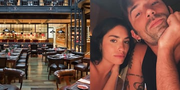 Lali y Pedro cenaron en Elena, el restaurante del hotel Four Seasons.