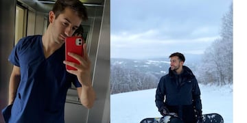 Franco Presti tiene 23 años, es cordobés, se recibió de médico y viajó a Estados Unidos.