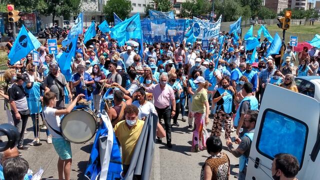 La Uepc marchó este miércoles en Córdoba.