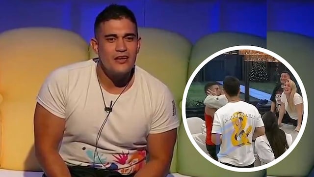 El beso del "negro Onty" y una compañera de reality.