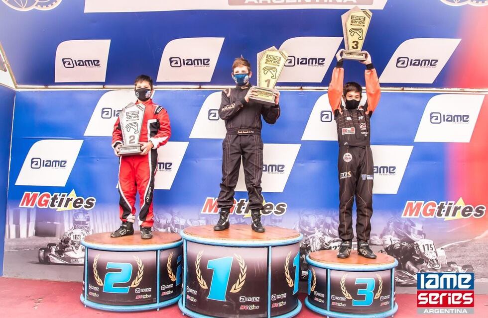 Fausto Arnaudo ganó la última carrera en Buenos Aires y es subcampeón del RMC Rotax Argentina