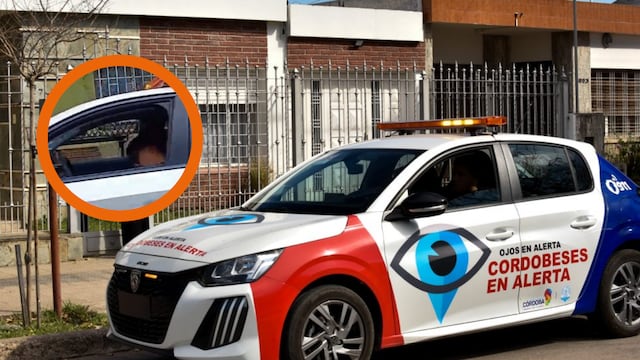 El video con un guardia de Ojos en Alerta durmiendo dentro de una unidad.