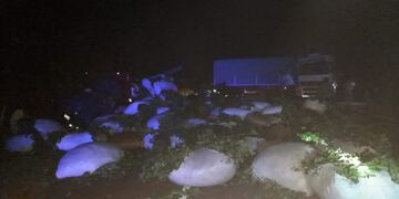 Siniestro vial en Campo Viera dejó herido a un menor.
