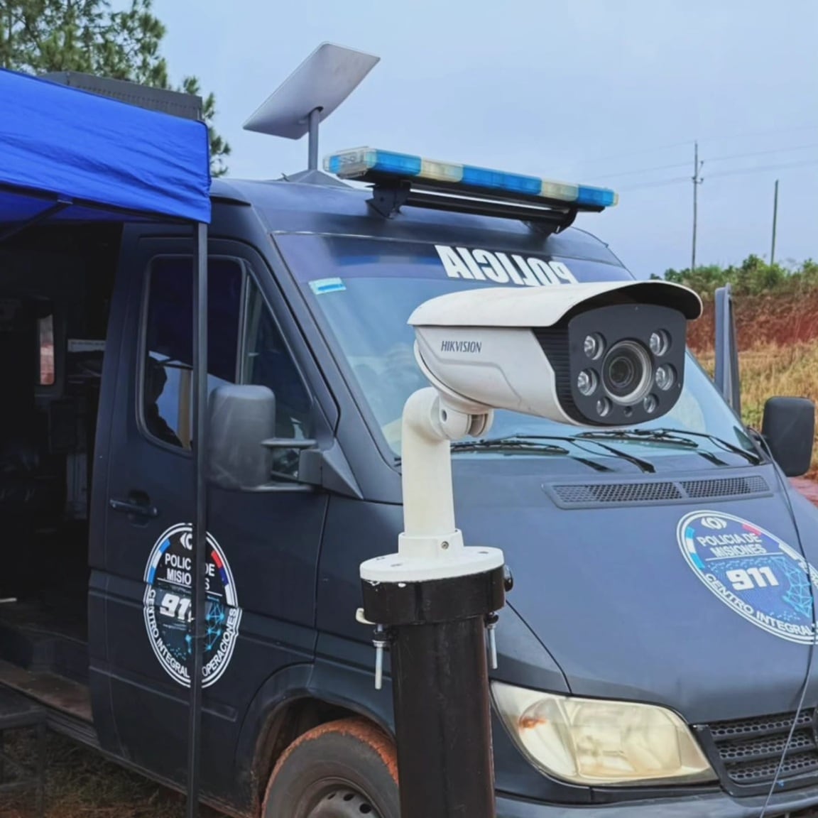 El camión “Guardián Inteligente” funcionará como centro de comando en el lugar.