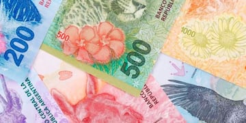 Billetes de pesos argentinos. Lanzan el de $ 2000.