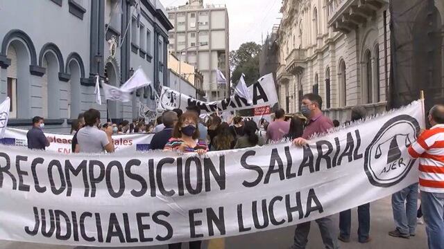 Los Judiciales paran 48 horas en reclamo de la aplicación de la Ley de Enganche.