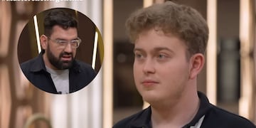 Aquiles preparó “un plato con sorpresa” en MasterChef, pero el jurado lo lapidó (Collage web)