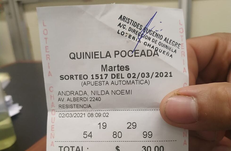 Un joven trabajador público se llevó $6,5 millones de la Poceada