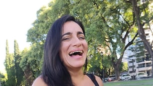 La podóloga viajó de Rosario a Buenos Aires para ver a su hijo en el ring.