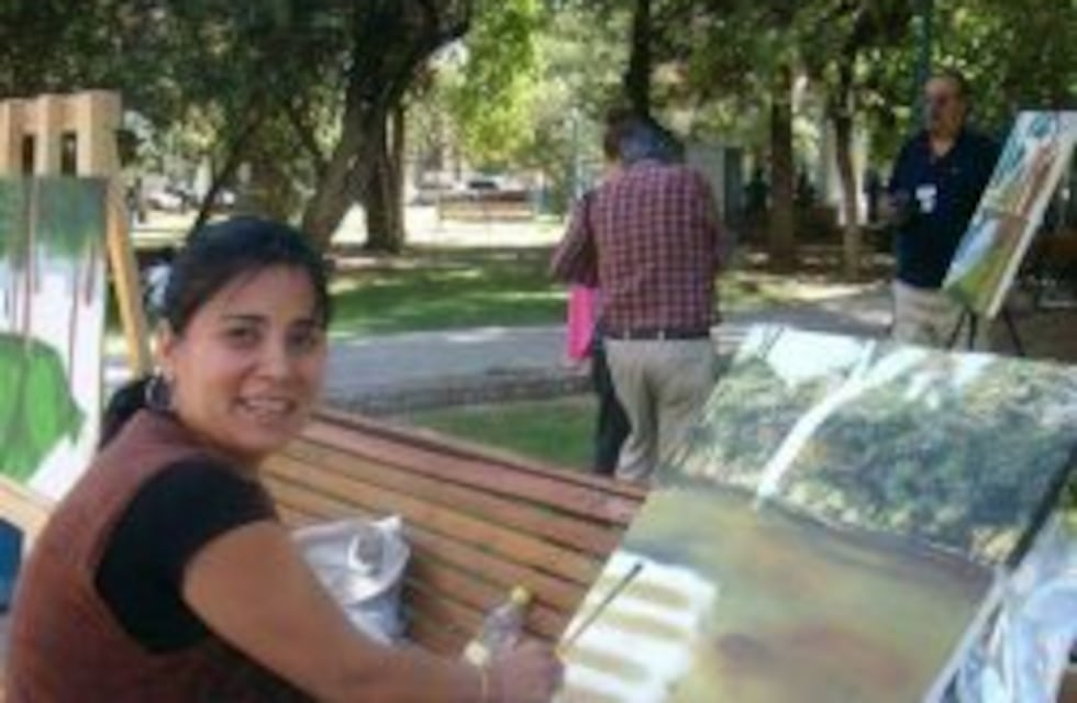 Trinidad Vázquez y sus pinturas de la vid mendocina se podrán disfrutar desde Los Visuales