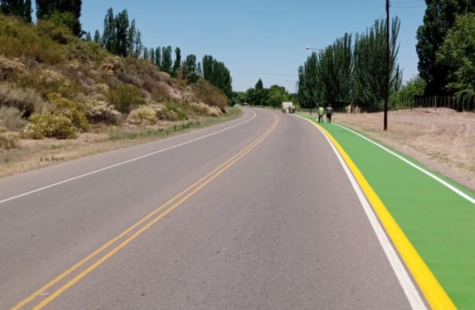 Luján de Cuyo concluyó la construcción y mejoras de más de 10 km de ciclovías