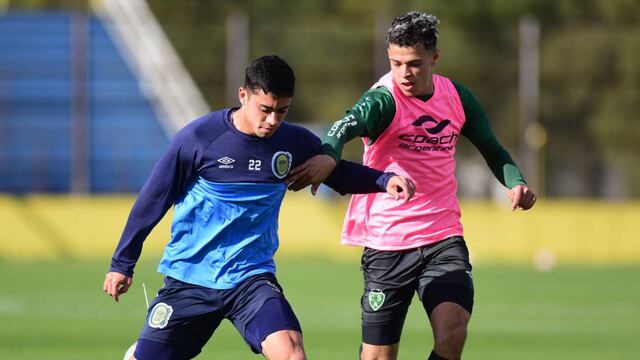 Lautaro Giaccone fue uno de los pocos titulares en cancha.