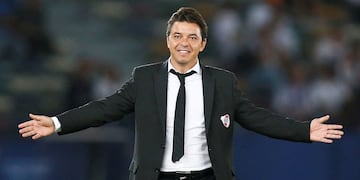 Marcelo Gallardo tiene buenos números visitando a Boca como entrenador.