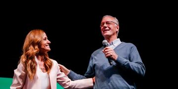 Los candidatos del Frente de Todos: Victoria Tolosa Paz y Daniel Gollan