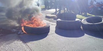 Protesta de trabajadores de Dow