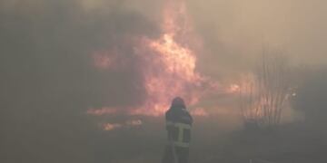 El viento Zonda provocó una gran cantidad de incendios en la provincia.