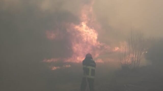 El viento Zonda provocó una gran cantidad de incendios en la provincia.