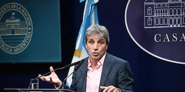 Luis Caputo, ministro de Economía del gobierno de Javier Milei.
