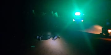 Despiste fatal en Colonia Polana dejó a un motociclista fallecido.