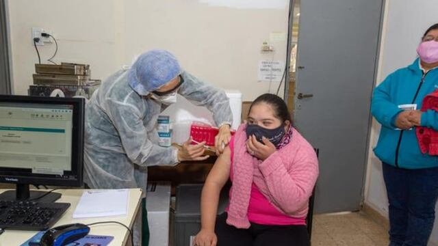 Se aplicaron vacunas contra el coronavirus a personas con discapacidad y con comorbilidades
