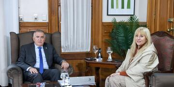 Calificó la intendenta Rossana Chahla su reunión con el gobernador Jaldo