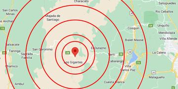 Sismo con epicentro en Los Gigantes.