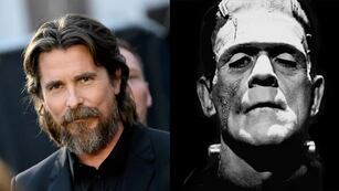 ¡Irreconocible! Revelaron el primer vistazo de Christian Bale como Frankenstein