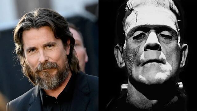 ¡Irreconocible! Revelaron el primer vistazo de Christian Bale como Frankenstein