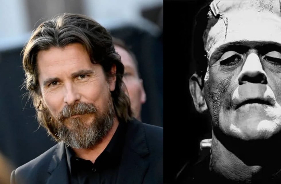 ¡Irreconocible! Revelaron el primer vistazo de Christian Bale como Frankenstein