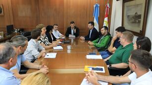 Encuentro entre el intendente Leonardo Viotti y concejales