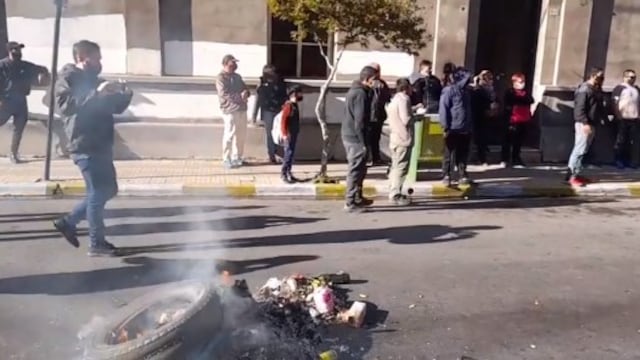 Manifestación en Caja Social