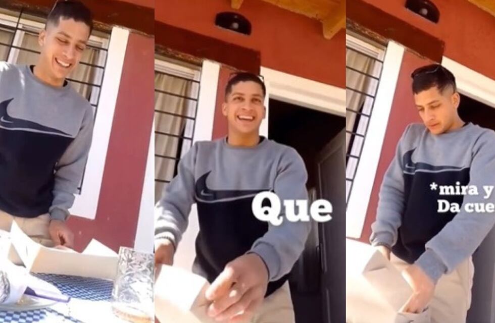 Le regaló una caja de papas fritas con una sorpresa, su novio no la notó y fue viral en Instagram