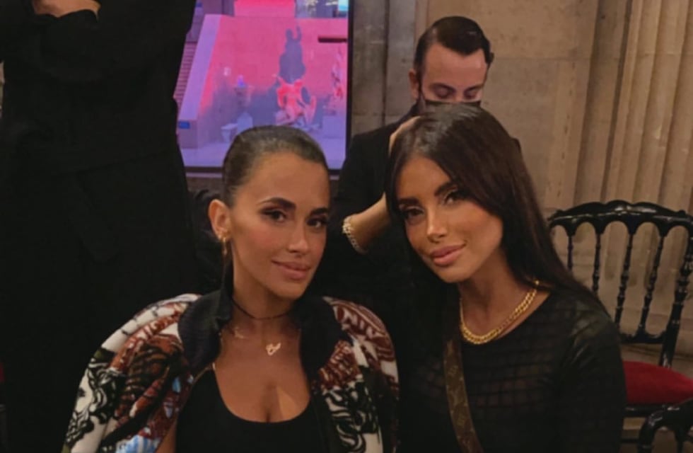 Antonela Roccuzzo entrenó con Daniella Semaan antes de una noche de amigas