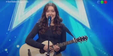 Chloe Edgecombe y su presentación en Got Talent Argentina.