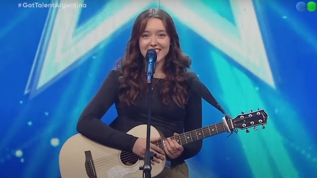 Chloe Edgecombe y su presentación en Got Talent Argentina.