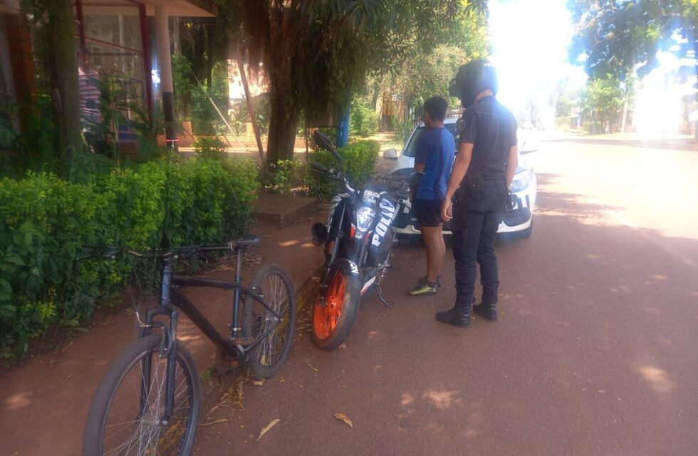 Montecarlo: sustrajo una bicicleta, la cambió de color y fue detenido