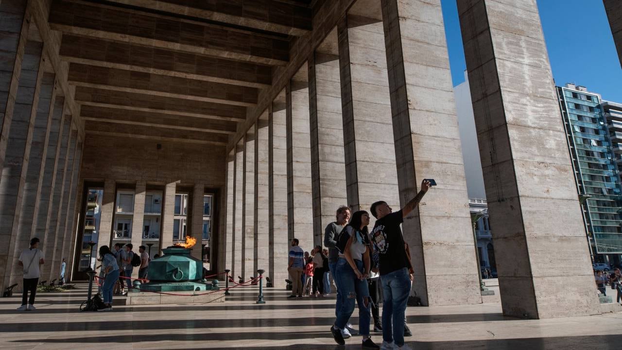 Selfie en el Monumento Nacional a la Bandera