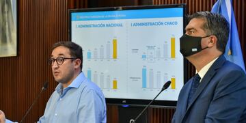 Capitanich y Pérez Pons dieron detalles de la reestructuración de la deuda del Chaco con su principal acreedor.