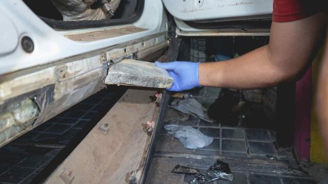 Operativo de secuestro de la droga. (FPA)