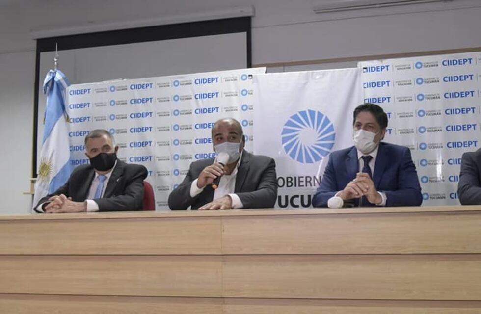 Manzur y Jaldo recibieron al ministro de Educación Nicolás Trotta