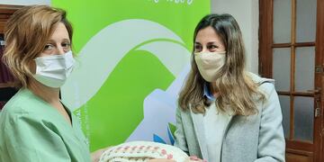 Donación de mantas para el servicio de Neonatología del Hospital Pirovano