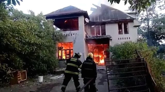 Incendiaron una casona histórica de Soladillo, al sur de Rosario.