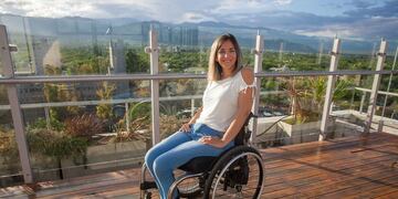 Natalia Acevedo, la influencer mendocina de la discapacidad.