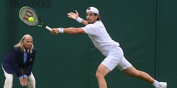 Guido Pella quedó eliminado en su debut en Wimbledon.