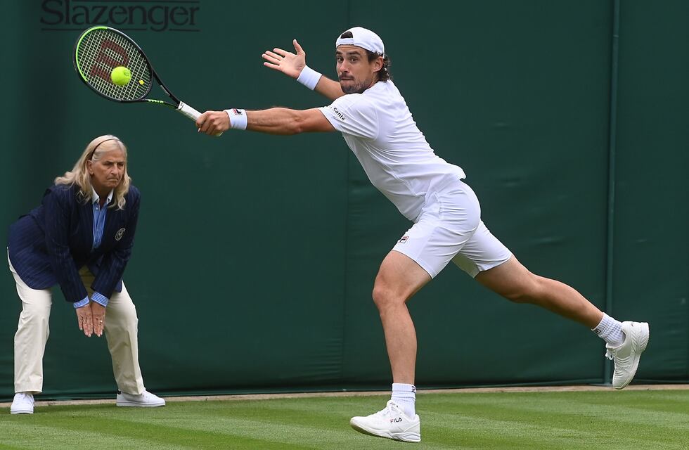 Wimbledon: Guido Pella quedó eliminado en su debut ante Matteo Berrettini