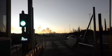 Incendio en La Calera.